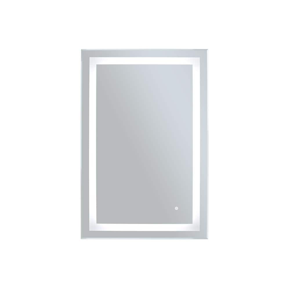 Audrey Frameless Rectangular LED Vanity Mirror 36" x 24"