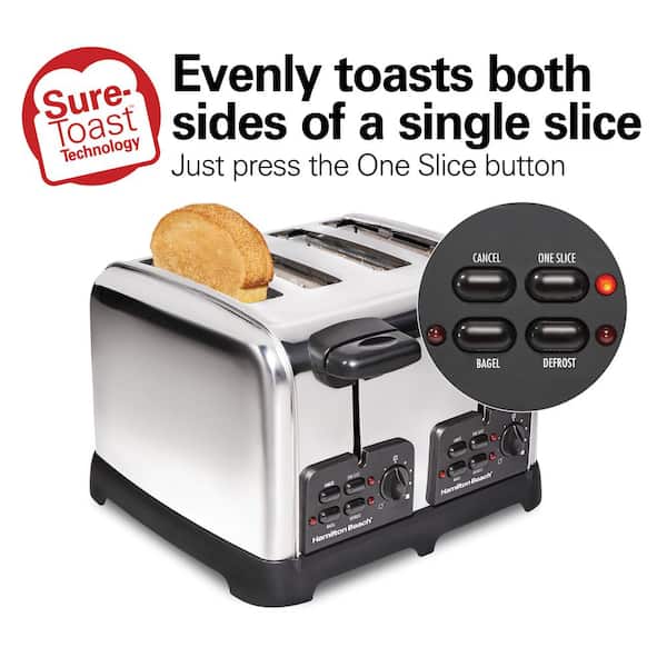 Best Buy: Hamilton Beach Professional Sure-Toast 4-Slice Wide-Slot