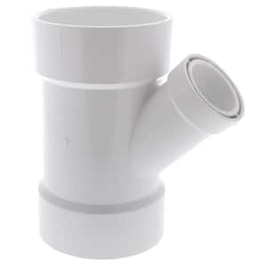 4 in. x 4 in. x 1-1/2 in. PVC DWV 45-Degree All Hub Wye Fitting