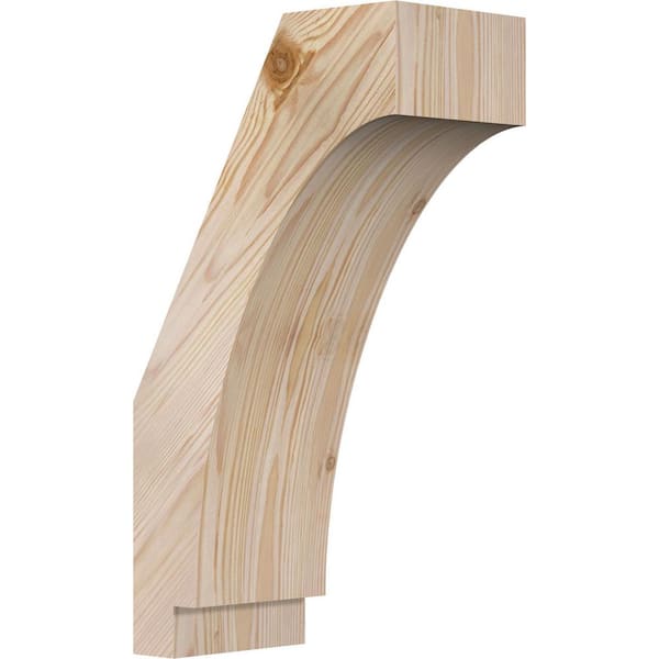 Ekena Millwork 5 1/2"W x 10"D x 18"H Imperial Smooth Knee Brace, Douglas Fir