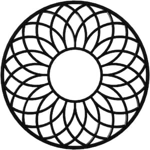 3/4 in. x 24 in. x 24 in. Cannes Architectural Grade PVC Peirced Ceiling Medallion
