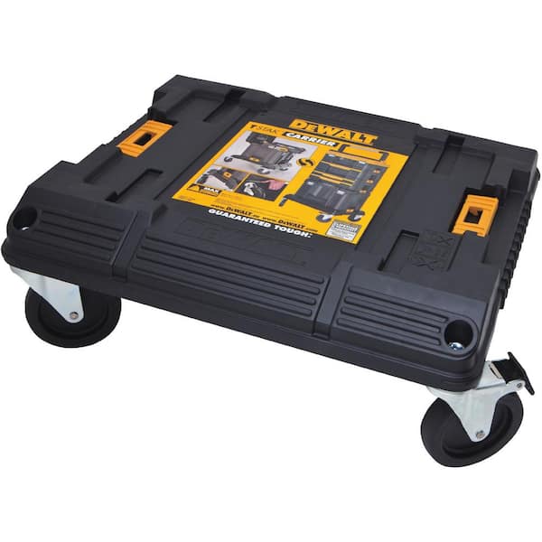 DEWALT TSTAK Stackable Utility Cart and TSTAK VI 17 in. Stackable Deep Tool  Storage Box DWST17889W17806 - The Home Depot