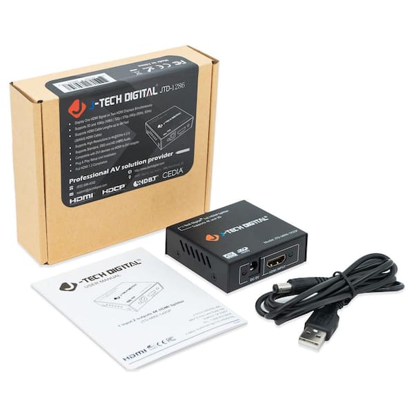 SPT 1 to 2 HDMI Splitter 12-HDMI2C - The Home Depot