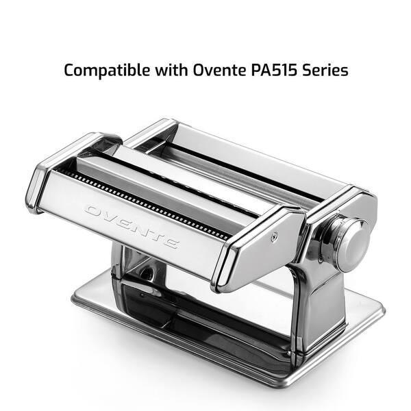 OVENTE Chrome-Plated Stainless Steel Double Pasta Maker Cutter Attachment  for Angel Hair, Capellini, Lasagnette, Detachable ACPPA7050S - The Home  Depot