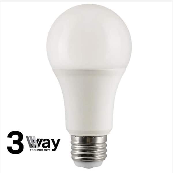 40/60/80-Watt Equivalent 3-Way A19 Non-Dimmable LED Light Bulb Selectable Color Temperature (1-Pack)