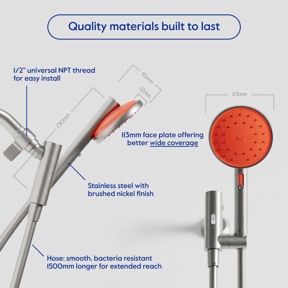 Citron Stainless Steel Bluetooth Handheld Showerhead with Mist