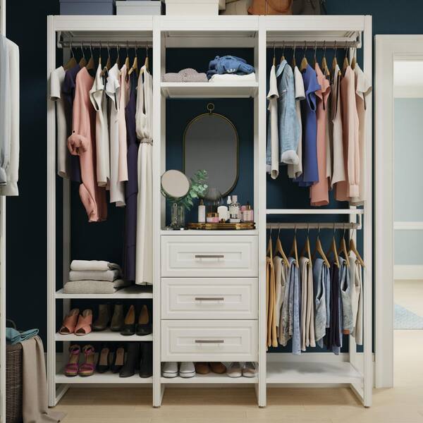 Custom Full Width Closet Organizer – Shelf Help