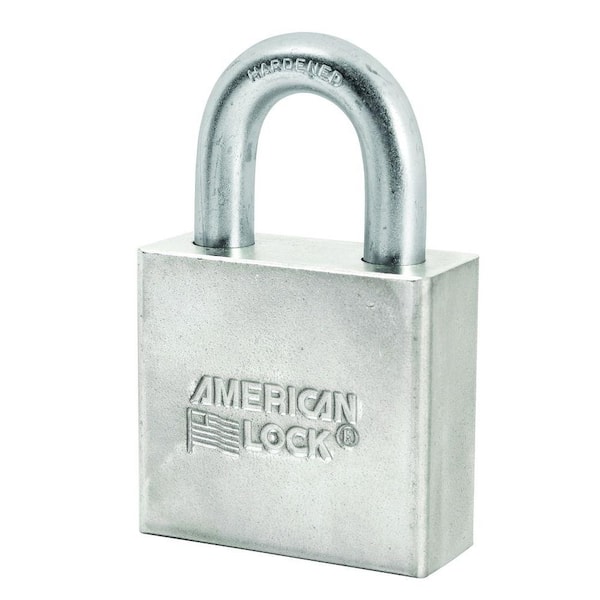 American Lock 2 in. Chrome-Plated Solid Steel Padlock