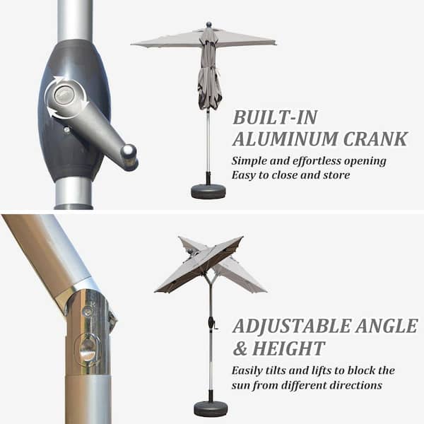 closes store for patio umbrella 9 FT 3 Tier Outdoor Market Umbrellas – Eco Trade Company an elegant addition to your outdoor living space Patio Umbrella Store - Sunbrella