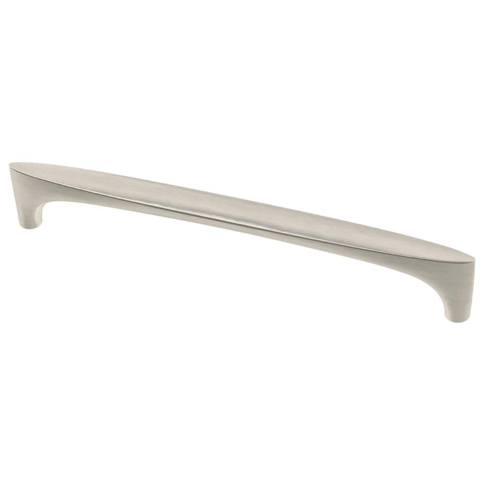 Mila 6-5/16 in. (160 mm) Modern Satin Nickel Cabinet Drawer Bar Pull price history on PriceWatchPro
