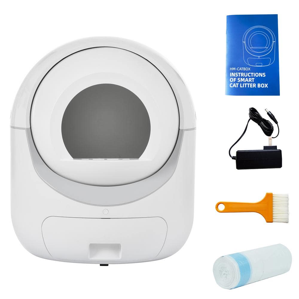 Smart Automatic Cat Litter Box, Automatic Scooping and Odor Removal, App Control, Support 5Gand2.4G WiFi price history on PriceWatchPro