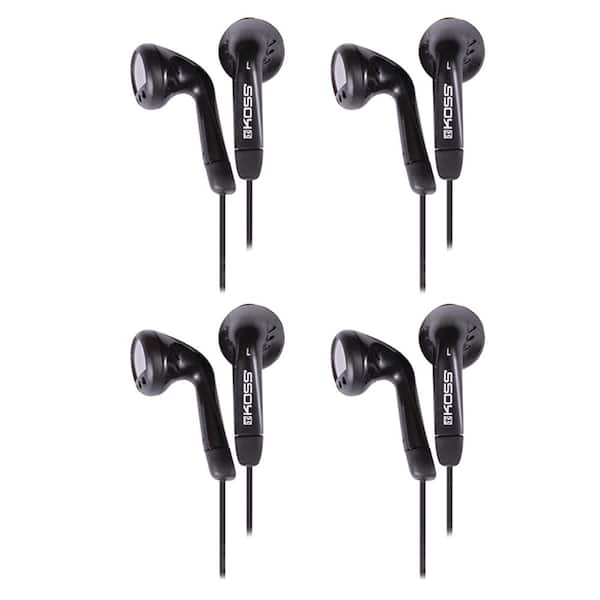 Koss KE5 Earbuds in Black (2-Pack)