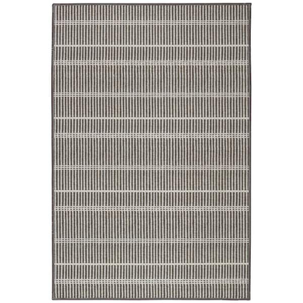 DASH & ALBERT Samson Machine Washable Oak 2 ft. x 3 ft. Indoor Area Rug