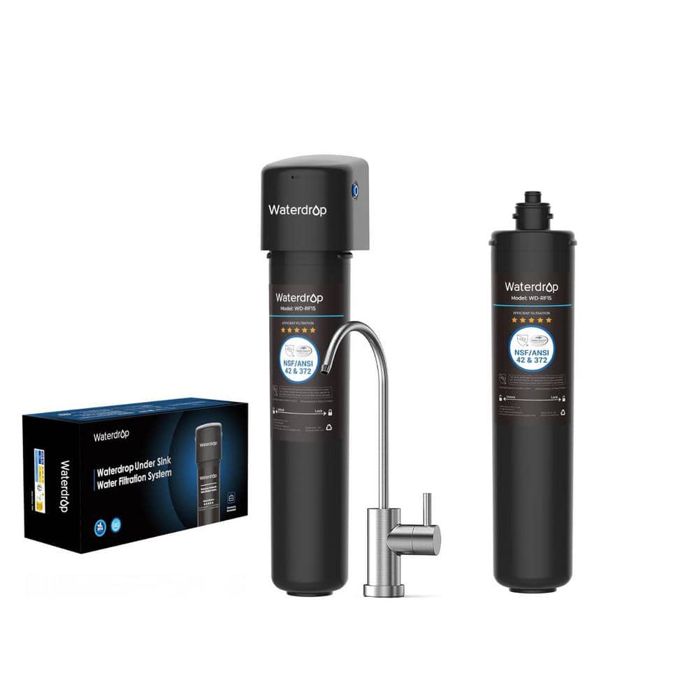 15UB Under Sink Water Filter, Under Sink Water Filtration System for 2-Years, Extra RF15 Replacement Filter price history on PriceWatchPro