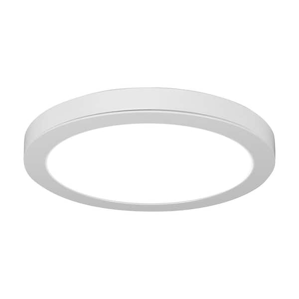 NICOR DSE(V3) 11 in. White Round Selectable CCT LED Flush Mount Ceiling Light