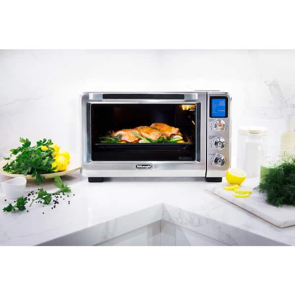 DeLonghi Livenza 24 l Convection Digital Stainless Steel Oven EO241150M The Home Depot