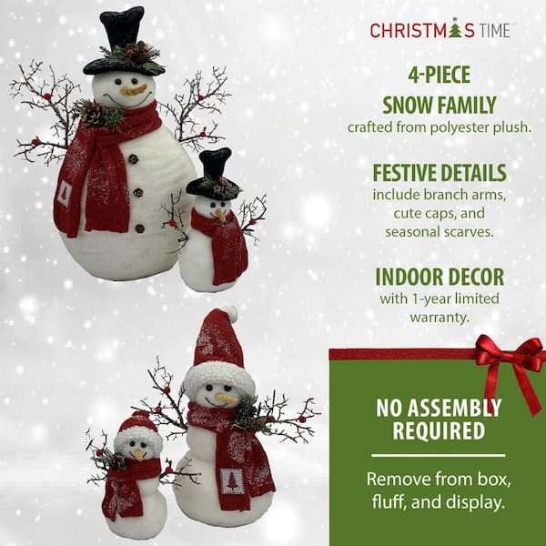 Mini Snowman Family Set of 4 (KIT) - AFD Home