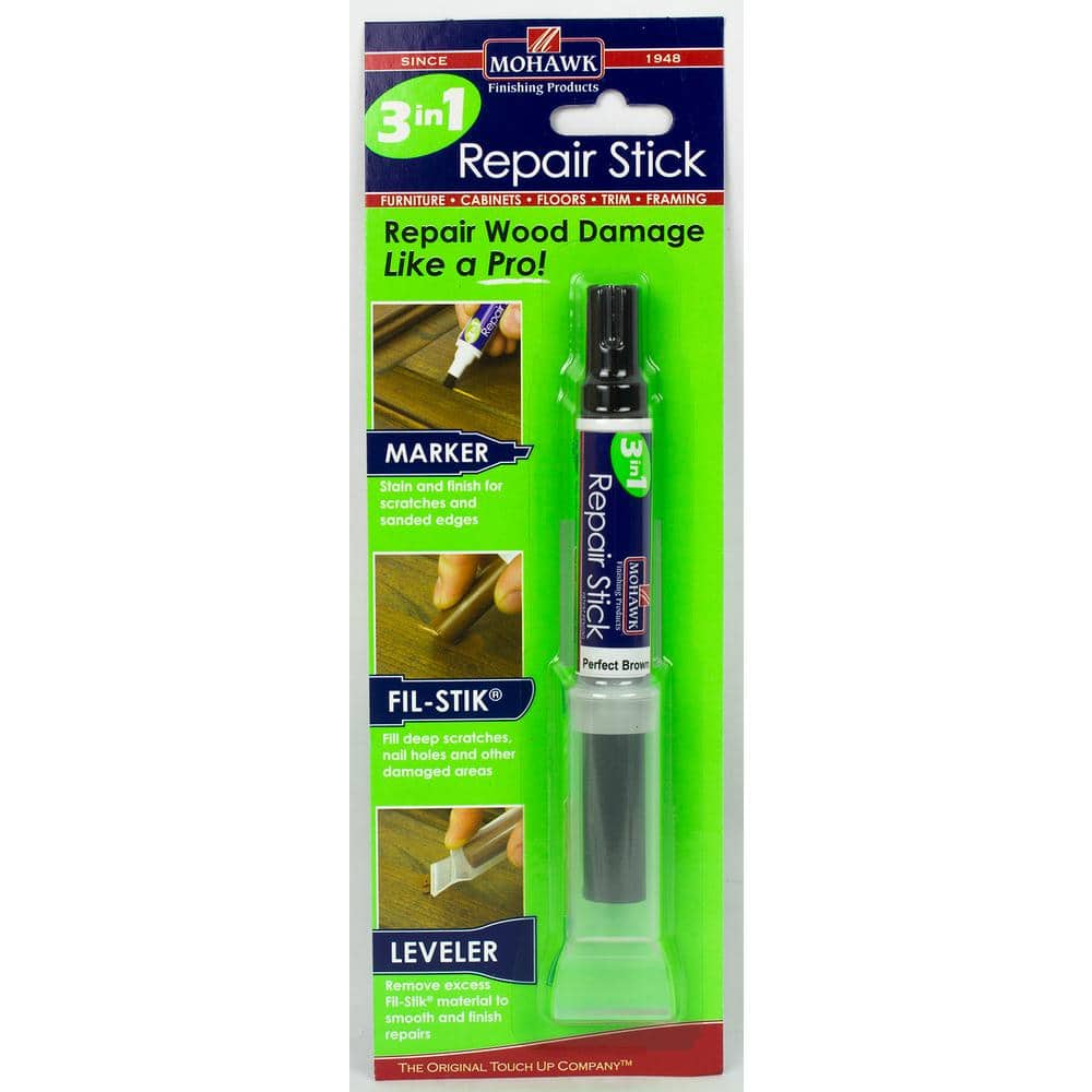 Allary 3 piece FURNITURE TOUCH-UP MARKERS - For Light, Medium & Dark Brown  NIP