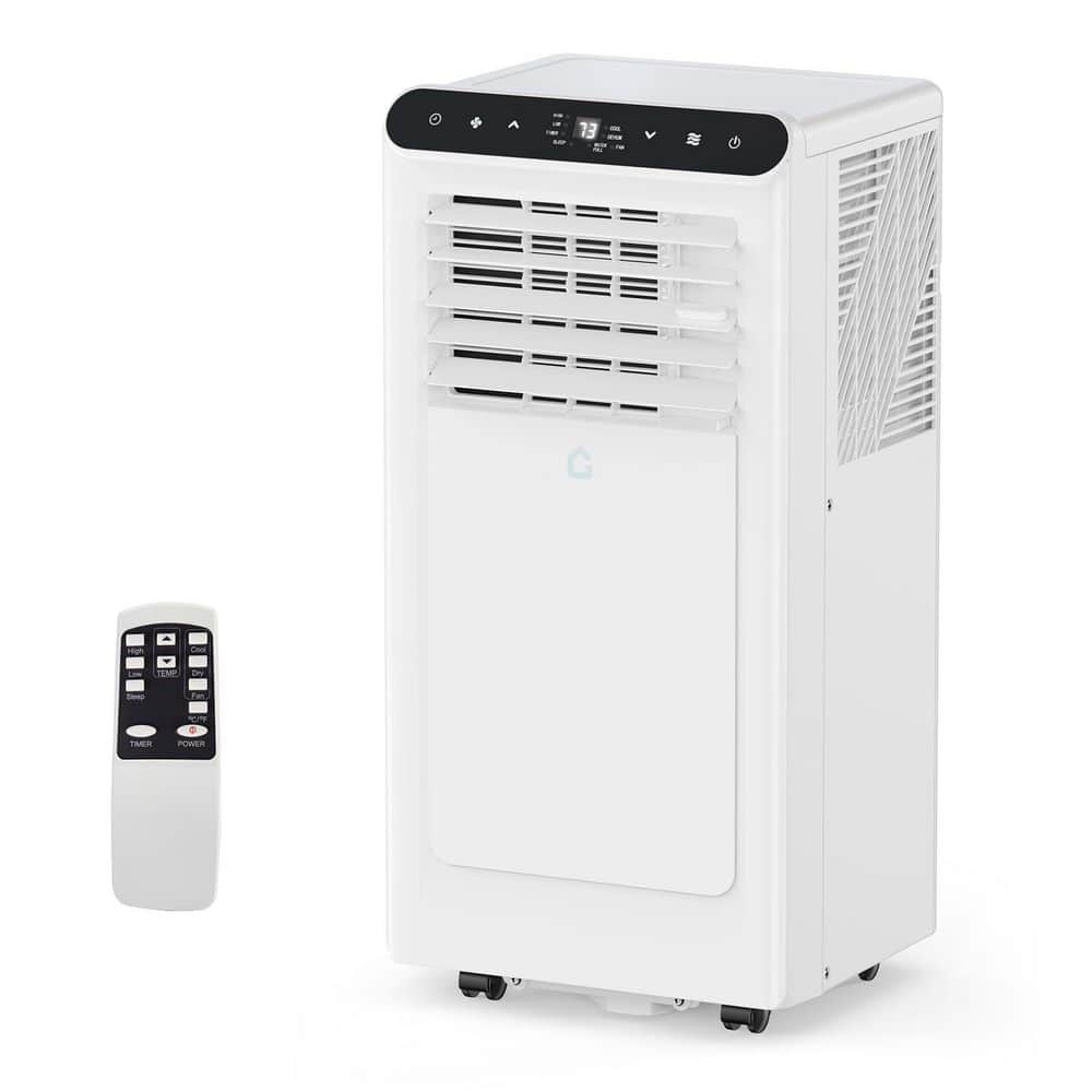 8000 BTU (DOE) 5000 BTU (SACC) Portable Air Conditioner Cools 350 sq. ft. Sting AC Unit with Dehumidifier Fan in White price history on PriceWatchPro