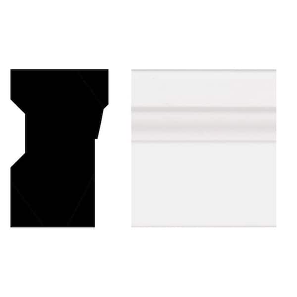 Royal Mouldings 1-1/4 in. x 2 in. x 204 in. Vinyl Brick Moulding