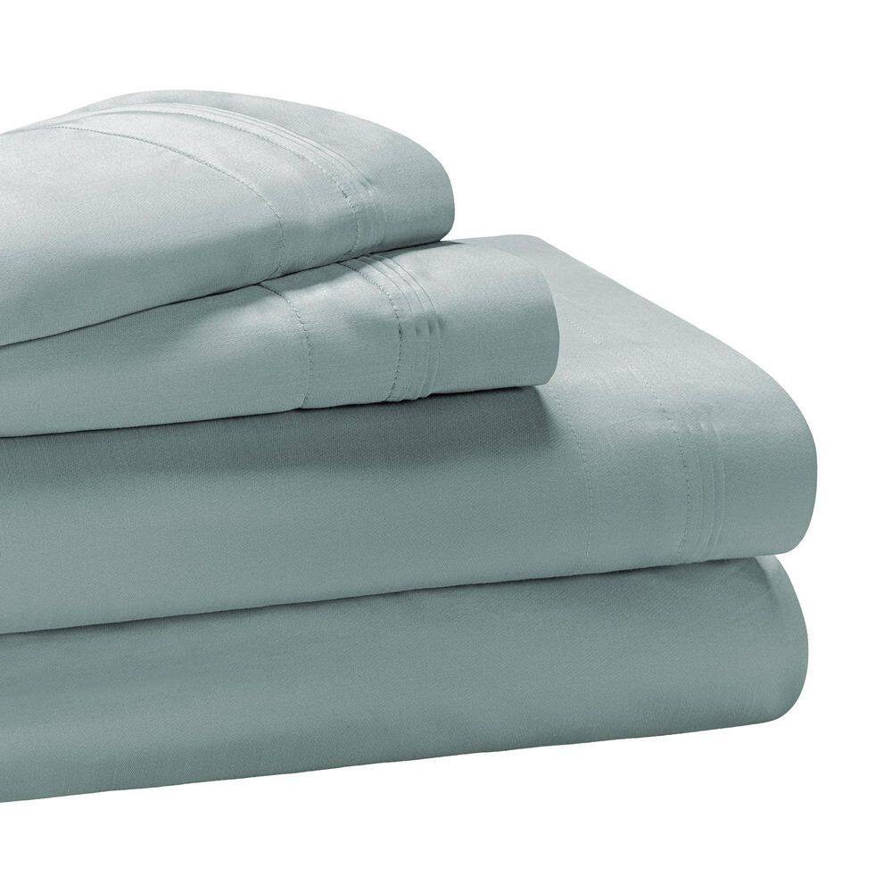 650 Thread Count 4-Piece Teal Solid Egyptian Cotton Deep Pocket California King Sheet Set price history on PriceWatchPro