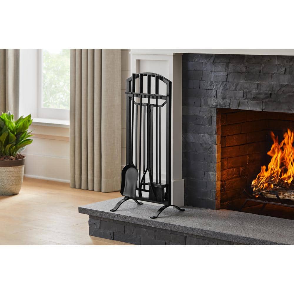 Open Hearth Accessories Black Plastic Tote in the Fireplace Accessories  department at