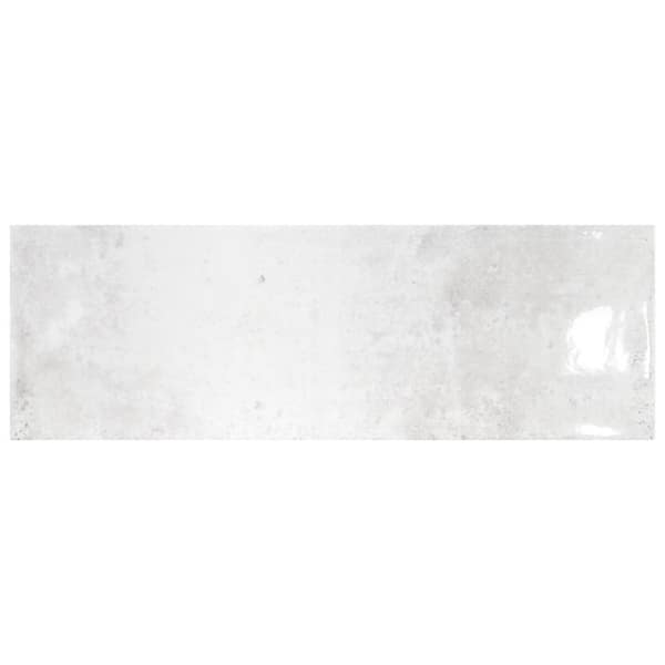 Merola Tile Forever White 5-7/8 in. x 15-3/4 in. Ceramic Wall Tile (10.4 sq. ft./Case)