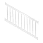 Weatherables Walton 3 ft. H x 72 in. W White Vinyl Stair Railing Kit ...