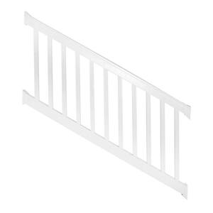 Weatherables 38 in. Vinyl White Railing Post Sleeve Kit WWR-POSTKIT ...