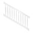 Weatherables Vanderbilt 3 ft. H x 8 ft. W White Vinyl Railing Kit WWR ...