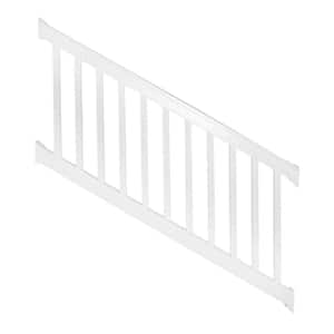 Vanderbilt 3 ft. H x 8 ft. W White Vinyl Stair Railing Kit