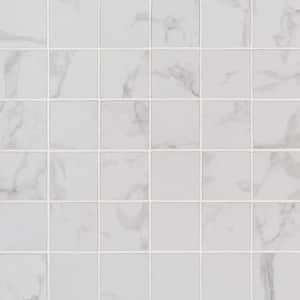 Pavia Carrara 12 in. x 12 in. Matte Porcelain Floor and Wall Tile (8 sq. ft./Case)