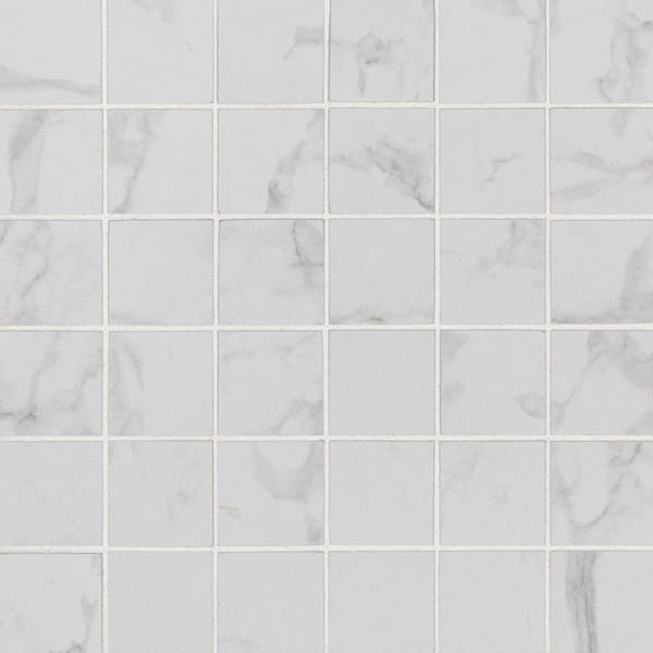 MSI Pavia Carrara 12 in. x 12 in. Matte Porcelain Floor and Wall Tile (8 sq. ft./Case)
