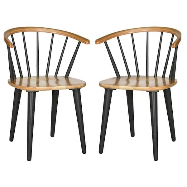 blanchard black wood dining chair