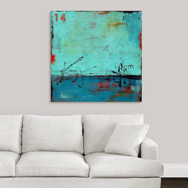 GreatBigCanvas "Blue Bay Marina II" by Erin Ashley Canvas Wall Art