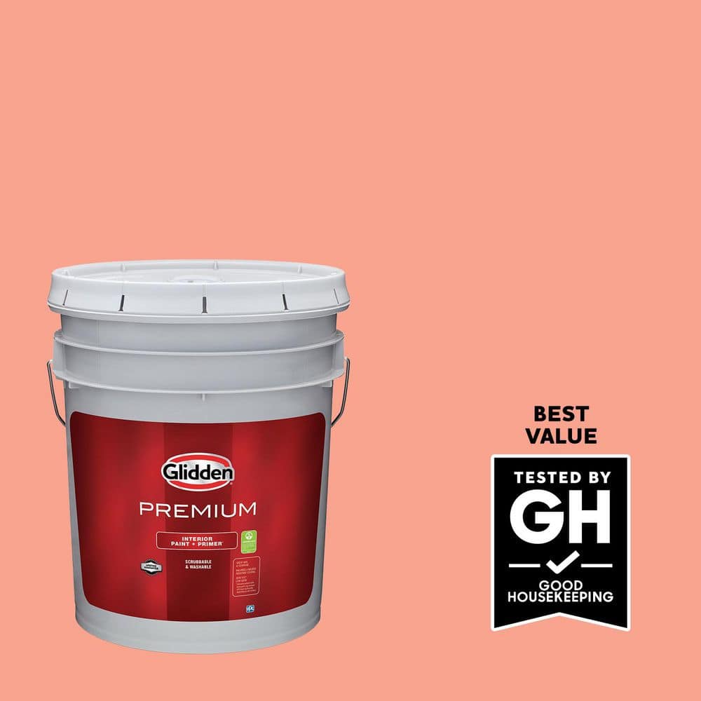 5 gal. PPG1193-5 Coral Serenade Flat Interior Latex Paint product image for price tracking