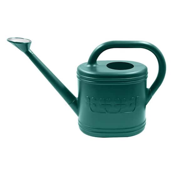 2 gal. Dark Green Plastic Watering Can L0DQNMLB1H - The Home Depot