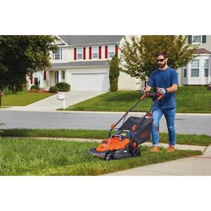 15 in. 10 AMP Corded Electric Walk Behind Push Lawn Mower