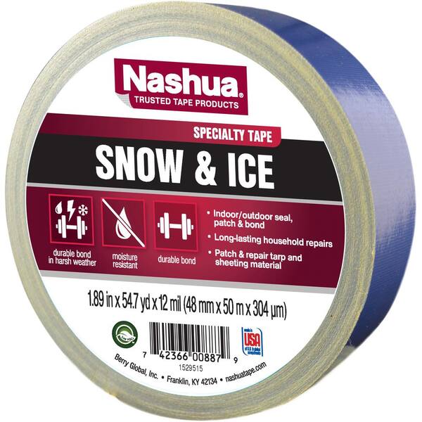 Nashua Tape 1 89 In X 55 Yd Snow And Ice Duct Tape 1542735 The Home Depot