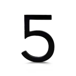 12 Inch Modern Floating House Numbers for Outside | Large Metal House  Numbers for Outdoors | Black Coated Rust-Proof Home Address Numbers/Plaques  