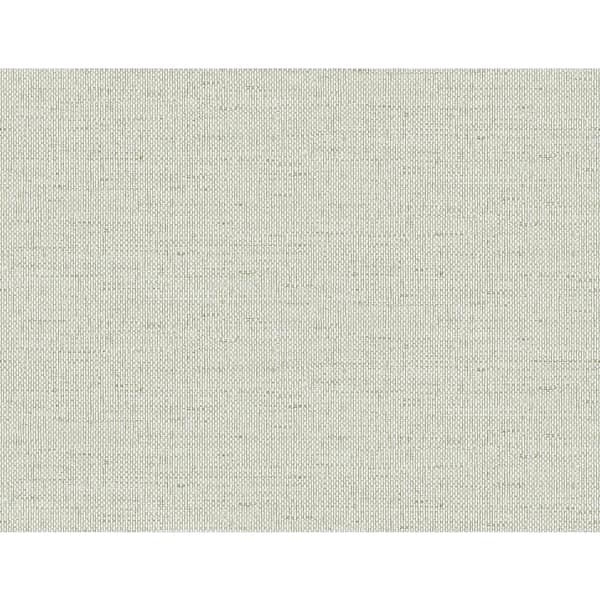 LILLIAN AUGUST 60.75 sq. ft. Coastal Haven Lunar Rock Kaya Faux Paperweave Embossed Vinyl Unpasted Wallpaper Roll