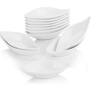 4.75-Inch Porcelain White Ramekins Set for Souffle Dishes (Set of 12)