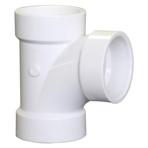 NIBCO 1-1/2 in. PVC DWV All Hub Sanitary Tee Fitting