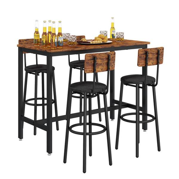 Rustic table discount and chair set