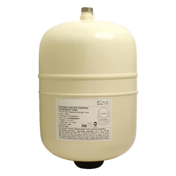 2.1 Gal. Thermal Expansion Tank for Potable Water Heater