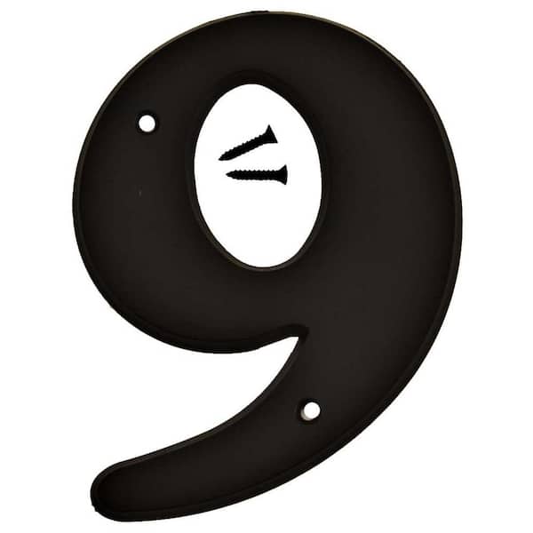 HY-KO 6 in. Plastic Number 9