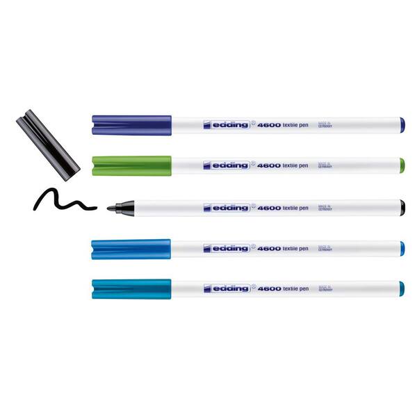 Fabric Pens Textile Markers Bold Vibrant Duel Ended Pen Choose Set