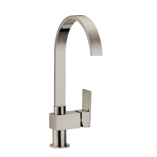 Design House Karsen Single-Handle Standard Kitchen Faucet in Satin Nickel