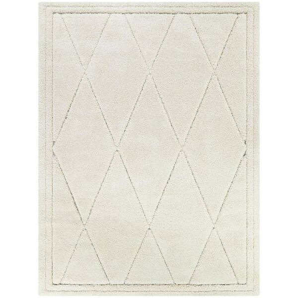 BALTA Cohn Cream 7 ft. 10 in. x 10 ft. Diamond Area Rug