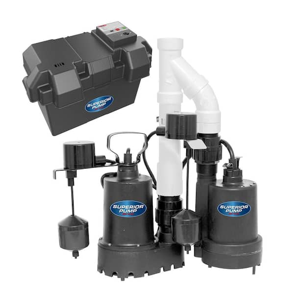 Superior Pump Pre-Assembled Emergency Backup Sump Pump System